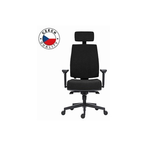 Powerton ERGO JANA Kancelářské ergonomické křeslo, Černé