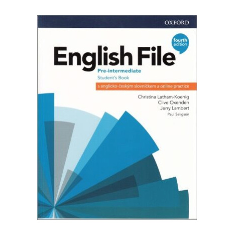 English File Fourth Edition Pre-Intermediate Student's Book s anglicko-českým slovníčkem a Onlin