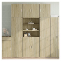 vidaXL Skříň highboard dub sonoma 80 x 42,5 x 249 cm kompozitní dřevo