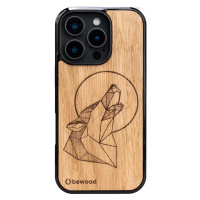 Dřevěné Pouzdro Bewood pro iPhone 16 Pro Vlk Dub