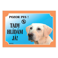 Tabulka Dafiko labradorský retrívr světlý