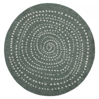NORTHRUGS - Hanse Home koberce Kusový koberec Twin-Wendeteppiche 103111 grün creme kruh – na ven