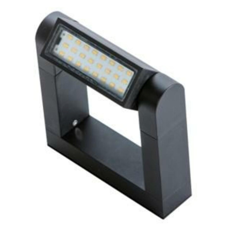 LED Venkovní nástěnné svítidlo AZzardo Frame wall dark grey AZ2132 8W 800lm 3000K IP54 18,5cm tm