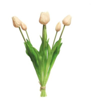 Tulipán SALLY svazek umělý 7ks sv.růžová 47cm
