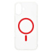 Dvided Magsafe iPhone 16 clear case - Red