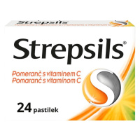 Strepsils Pomeranč s vitaminem C 24 pastilek