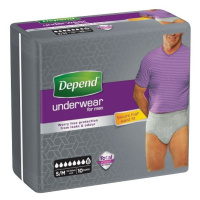 Depend Super inkontinenční kalhotky vyšší pas muži vel.S/M 10 ks