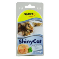 Gimpet ShinyCat konzerva tuňák+krevety 2x70g