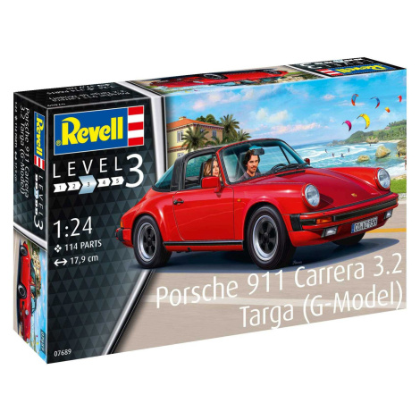Plastic ModelKit auto 07689 - Porsche 911 Targa (G-Model) (1:24) Revell
