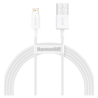 Kabel Baseus Superior Series Cable USB to Lightning 2.4A 1,5m (white) (6953156205444)