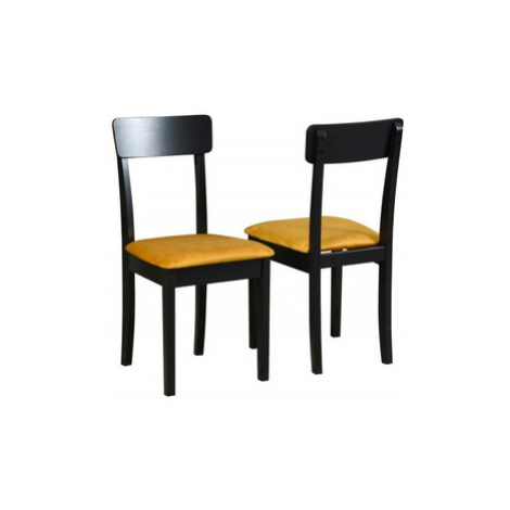 Jídelní židle HUGO 1 Černá Tkanina 23B Drewmix