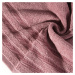 Bavlněná froté osuška s proužky ROMA 70x140 cm, růžová, 500 gr Mybesthome