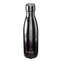 SIM bottle Termoláhev 0,5 L metalická černo stříbrný gradient