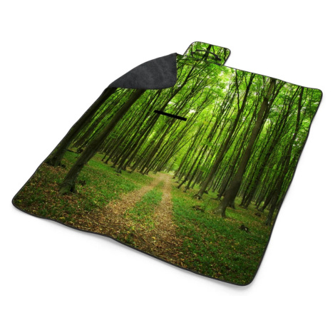 Plážová deka Cesta v lese: 200x140 cm