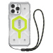 UAG Pathfinder Clear Magsafe kryt iPhone 16 Pro Max Active Neon Lanyard