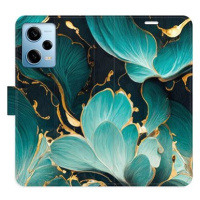 iSaprio flip pouzdro Blue Flowers 02 pro Xiaomi Redmi Note 12 Pro 5G / Poco X5 Pro 5G