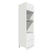 ArtExt Kuchyňská skříňka vysoká pro vestavné spotřebiče SILVER | D14RU 2A 284 Barva korpusu: Bíl