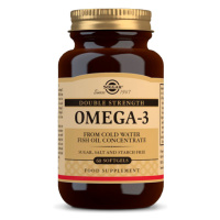 Solgar Omega-3 Double Strength rybí olej 60 tobolek