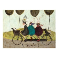 Umělecký tisk Sam Toft - A Bikeful!, 50 × 40 cm