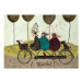 Umělecký tisk Sam Toft - A Bikeful!, 50 × 40 cm