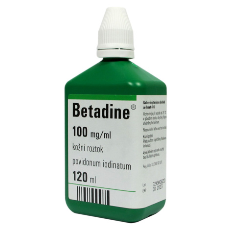 Betadine 100 mg/ml roztok 120 ml