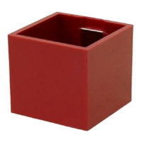 Sgaravatti Trend s.r.l. Cube Magnetický květináč 3,5 cm červený
