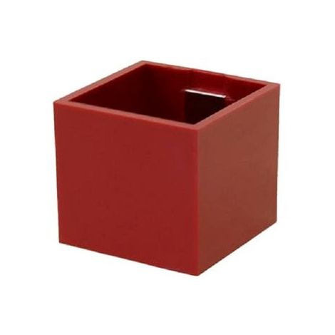 Sgaravatti Trend s.r.l. Cube Magnetický květináč 3,5 cm červený