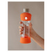 EQUA Active Tangerine 550 ml skleněná ekologická lahev na pití