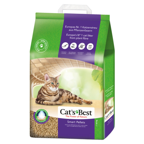 Cat's Best Smart Pellets kočkolit - Výhodné balení 2 x 20 l (2 x cca. 10 kg)