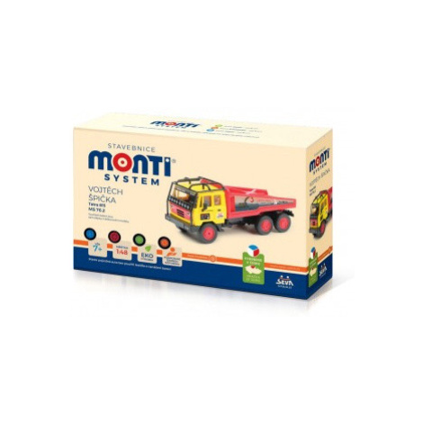 Seva Stavebnice Monti System MS 76.2 Vojtěch Špička Tatra 815 1:48 v krabici 22x15x6cm
