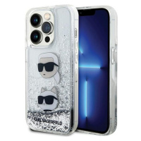 Karl Lagerfeld Liquid Glitter KC kryt iPhone 11 bílý