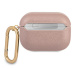 Guess GUAPSASMP pouzdro na AirPods PRO pink Saffiano Script Metal Collection