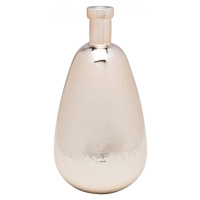 KARE Design Skleněná váza Fabuloso - stříbrná, 46cm