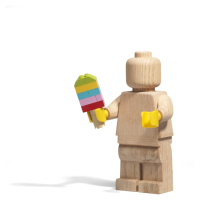 LEGO Stationery LEGO dřevěná figurka (dub - ošetřený mýdlem)