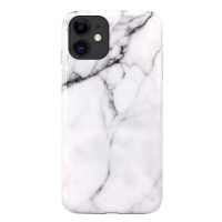 TopQ iPhone 11 silikon Mramor bílý 54082