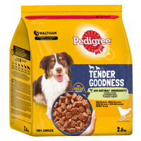 Pedigree Tender Goodness s drůbežím - 3 x 2,6 kg