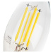 Sada 5 E14 stmívatelných LED svíčkových lamp B35 5W 380 lm 2700K