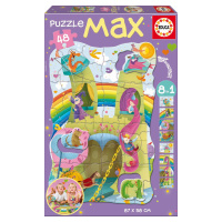 Dětské puzzle Giant Princezna a rytíř Educa 48 dílů 15902 barevné