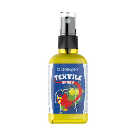 Centropen Barva na textil ve spreji 110 ml - žlutá