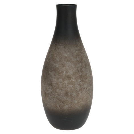 H&L Váza Antique 142x142x330mm, černá/šedá