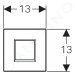 Geberit 116.027.KM.1 - Elektronické ovládání splachování pisoárů Typ 30, síťové napájení, černá