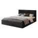 Čalouněná postel SOAVE rozměr 120x200 cm Tmavě šedá