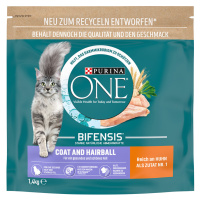 PURINA ONE Coat & Hairball - 2 x 1,4 kg