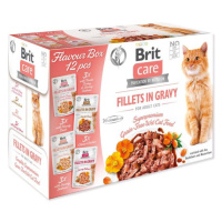 Kapsičky Brit Care Cat Flavour box filety v omáčce Multi 12x85g