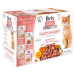 Kapsičky Brit Care Cat Flavour box filety v omáčce Multi 12x85g