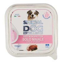 Monge SPECIAL DOG EXCELLENCE pate MONOPROTEIN čistě vepřové 150g grain free vanič