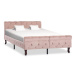 Rám postele růžový samet 120x200 cm