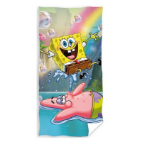 Carbotex Dětská osuška Sponge Bob Vodotrysk