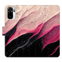 iSaprio flip pouzdro BlackPink Marble pro Xiaomi Redmi Note 10 / Note 10S