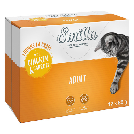 Smilla kapsičky 12 x 85 g - 10% sleva - Adult kuřecí a mrkev